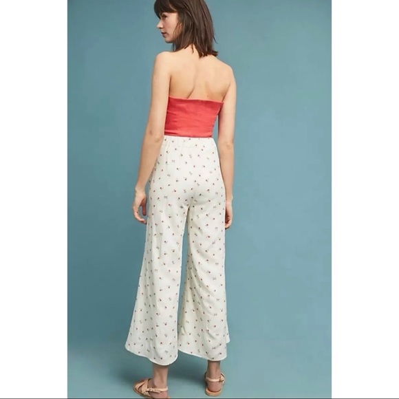 Anthropologie Feather Bone Talese Wide Legs Pant - Picture 3 of 10